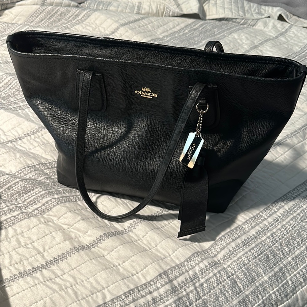 Leather Coach Bag